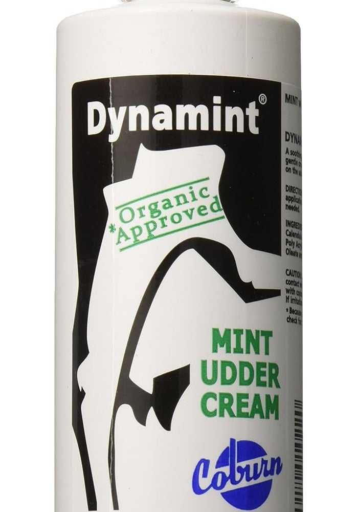 Dynamint Mint Udder Cream - 500ml Organic Approved Moisturizer - Image 1